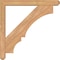 Ekena Millwork Balboa Craftsman Smooth Bracket w/ Offset Brace, Western Red Cedar, 5 1/2"W x 40"D x 40"H BKT0604X40X40BOA04SWR - alternate 2